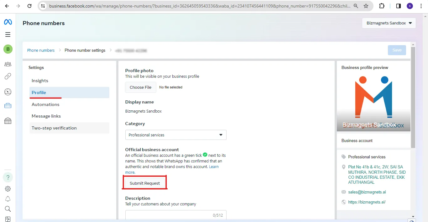 How To Apply For Green Tick on WhatsApp Business 10 Screenshot 7