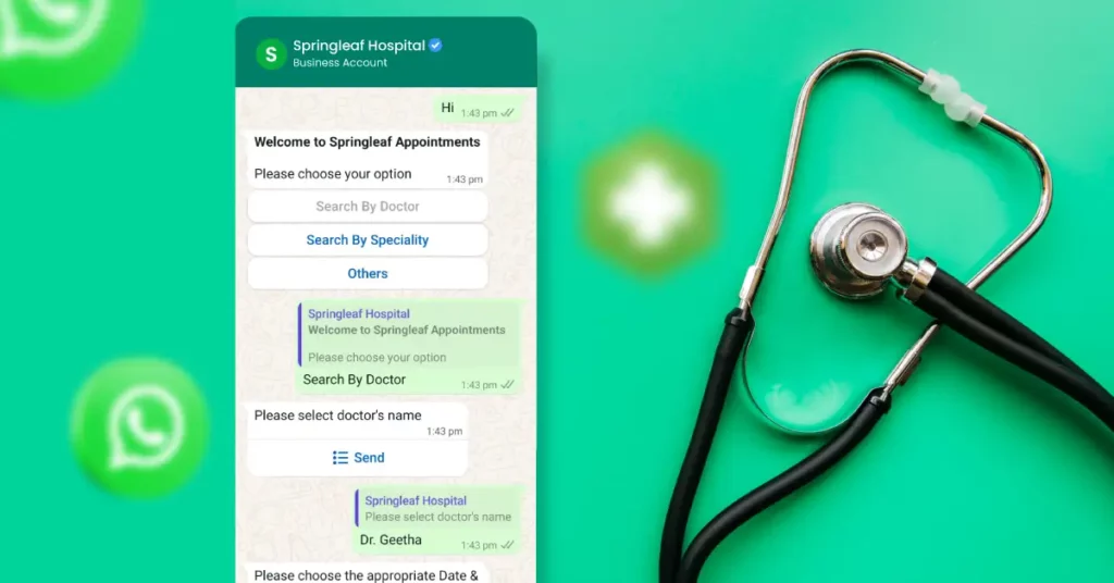 Simplify Appointment Booking with WhatsApp for Healthcare Providers 1 healthcare appointment booking
