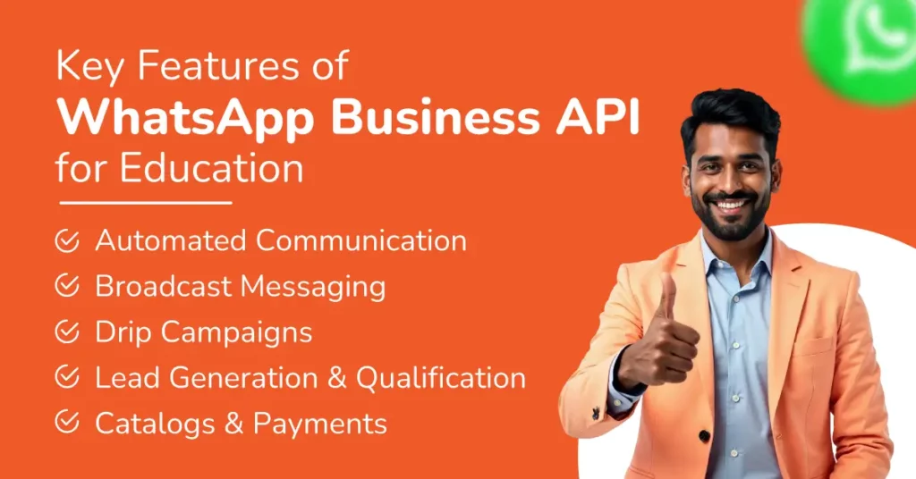 Simplifying Communication with WhatsApp Marketing For Education 1 WhatsApp business api for education