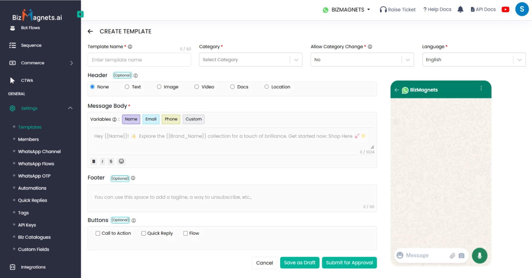 How To Schedule Messages On WhatsApp 2 WhatsApp template dashboard